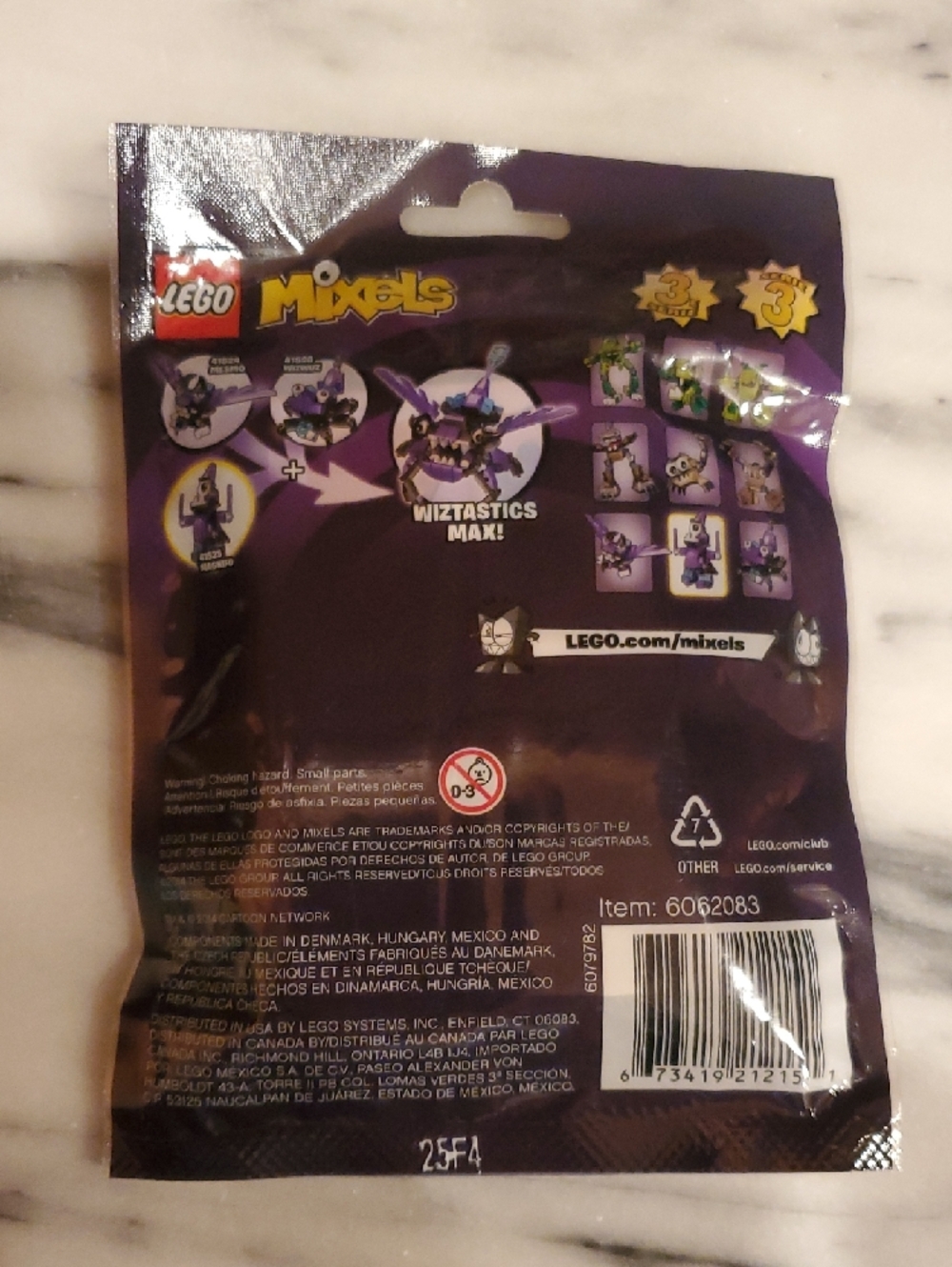 Lego Mixels Magnifo Purple Figure Series 3 - Picture 2 of 4